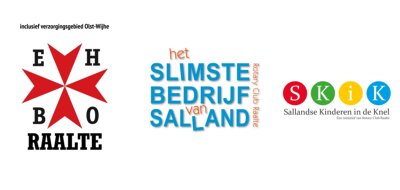 Goede doelen logo's EHBO RAALTE en SKIK