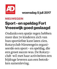 2017 - Sport- en Speldag Algemeen Dagblad 5 jul